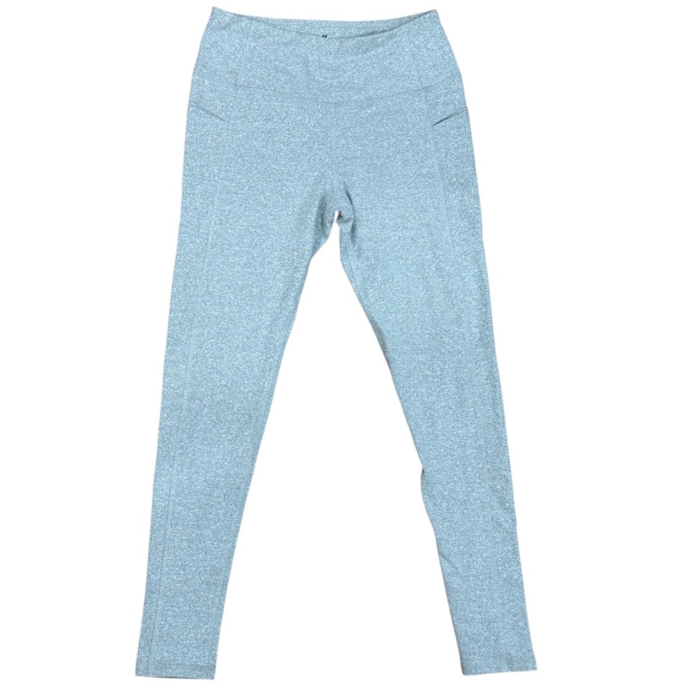 Kyodan High waisted Yoga Leggings Pockets Gray womens size petite small NEW